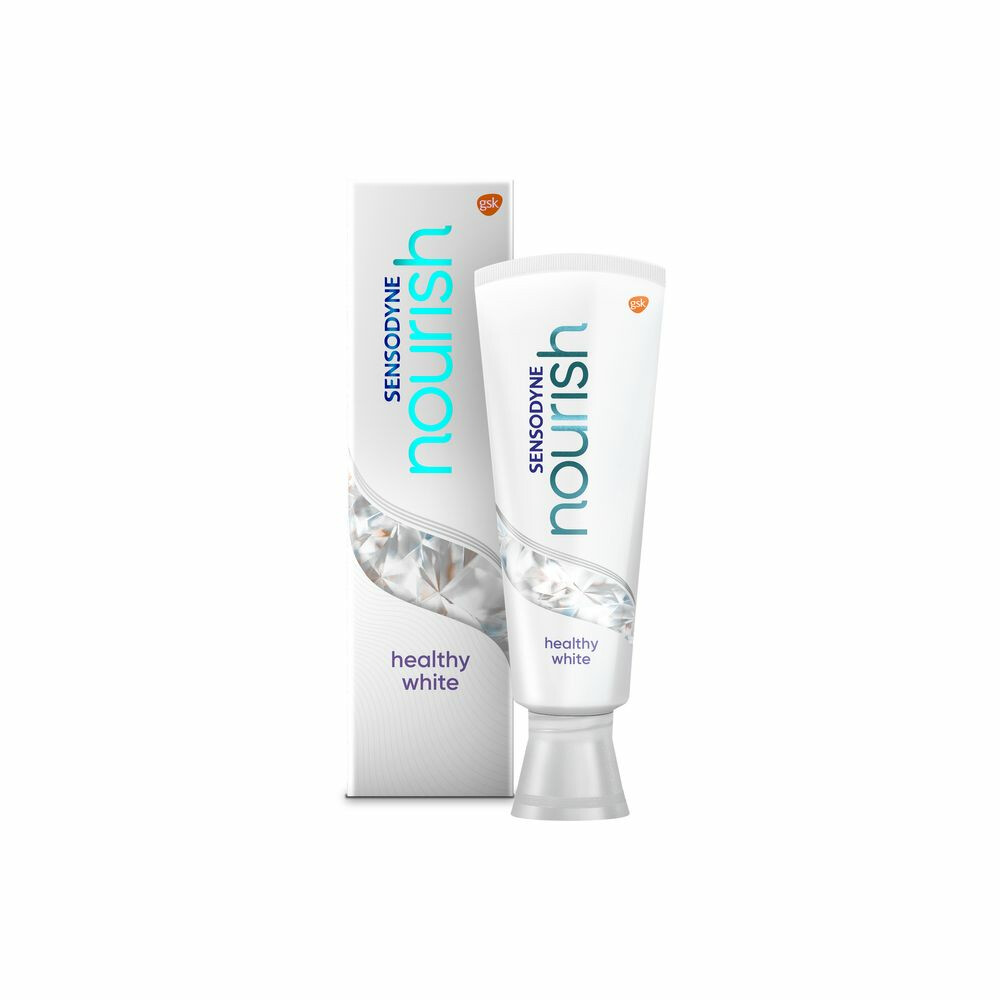 6x Sensodyne Nourish Healthy White 75 ml