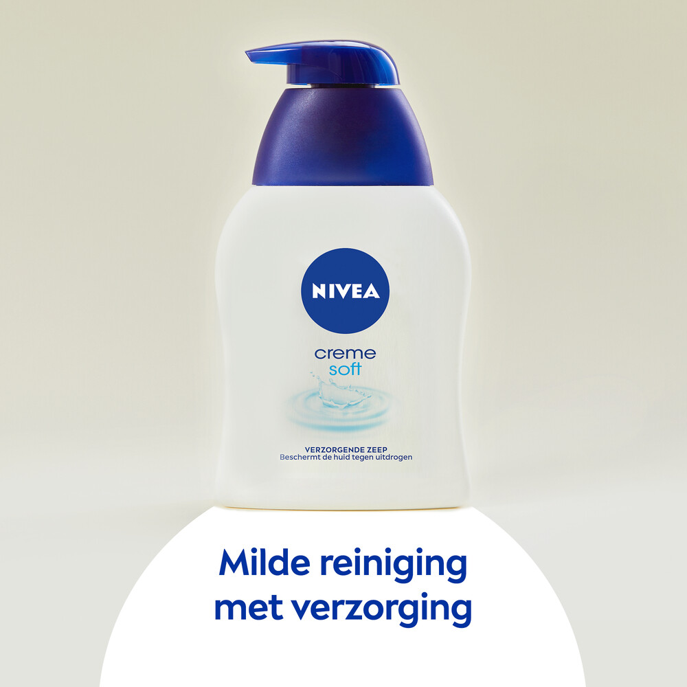 Nivea Vloeibare Handzeep Creme Soft 250 Ml Plein Nl