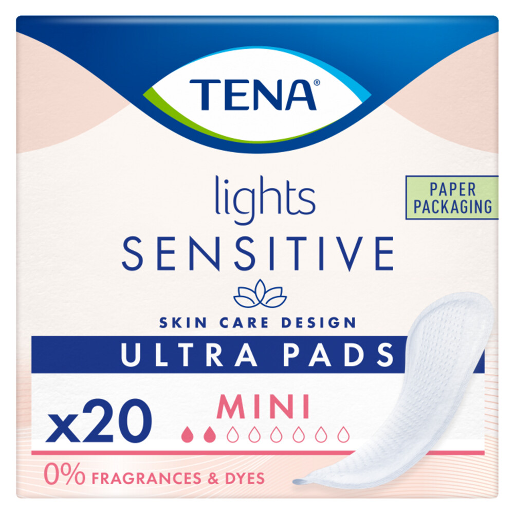 TENA Sensitive Lights Ultra Pads Mini 20 stuks