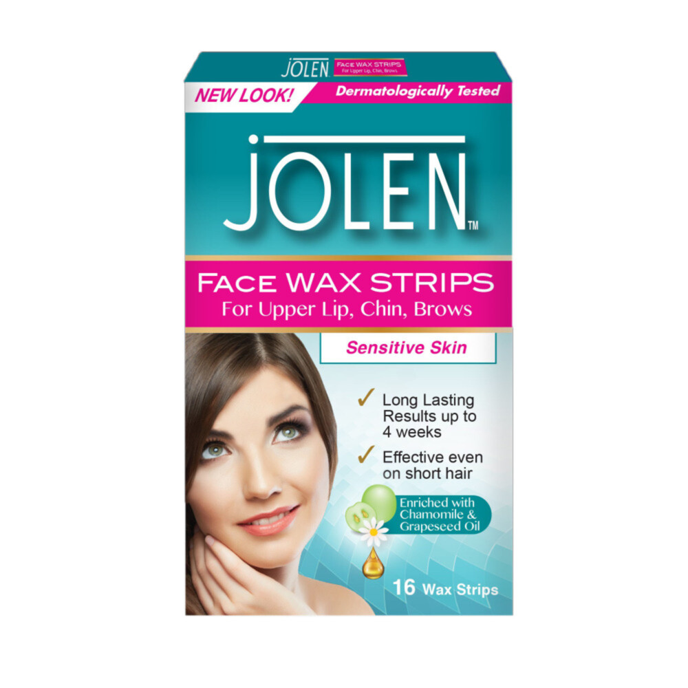 Jolen Facial Strip Wax Ontharing 16 st