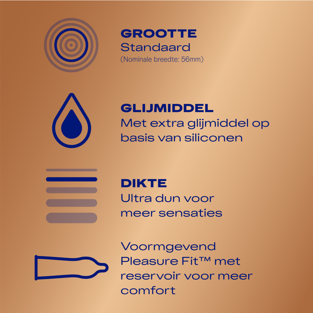 Durex Condoom Nude Extra Lube Stuks Plein Nl