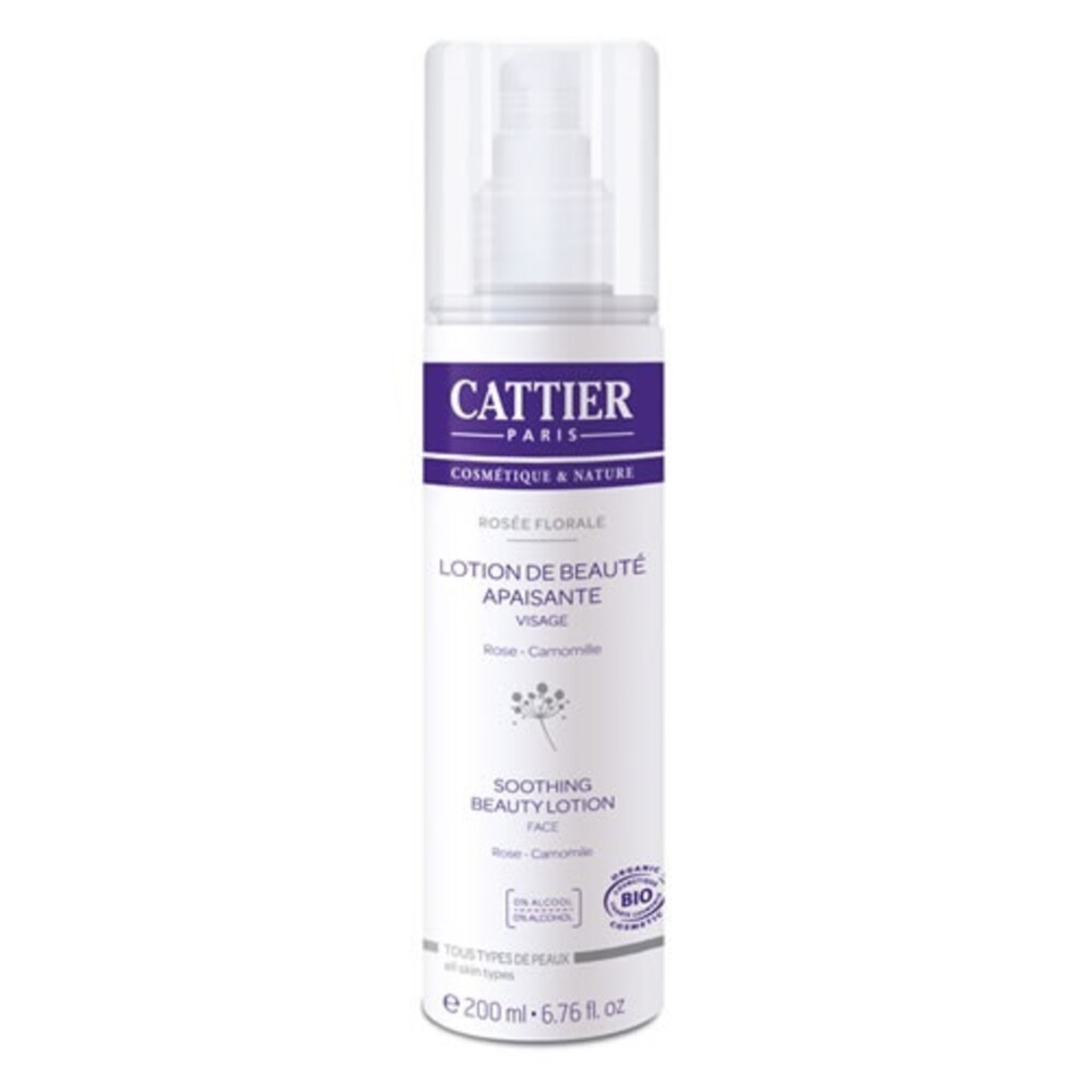 Cattier Kalmerende beauty lotion rose chamomile 200ml