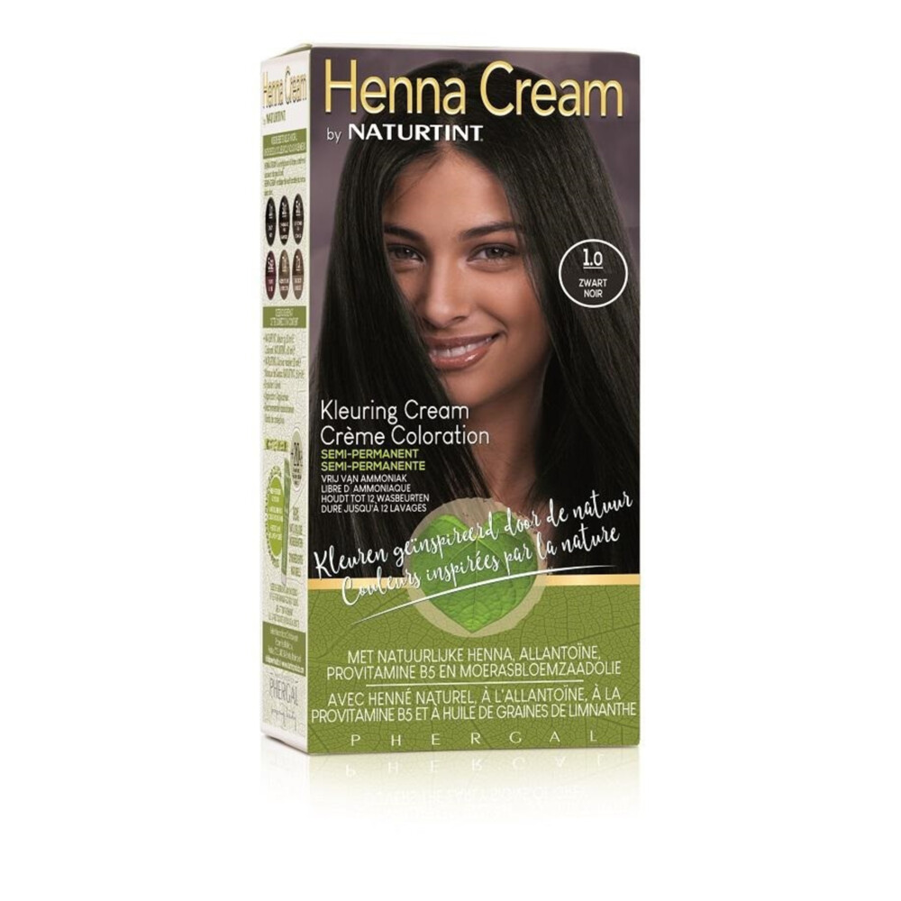 Naturtint Henna Cream 1.0 Zwart-noir (110ml)