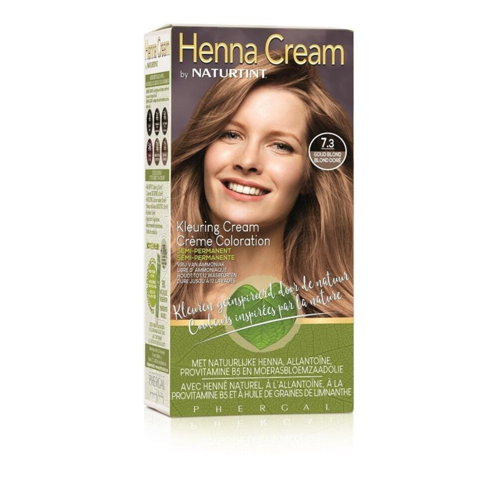 Naturtint Henna Cream 7.3 Goud Blond-blond Doré (110ml)