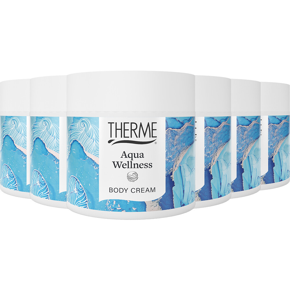 6x Therme Body Cream Aqua Wellness 225 gr