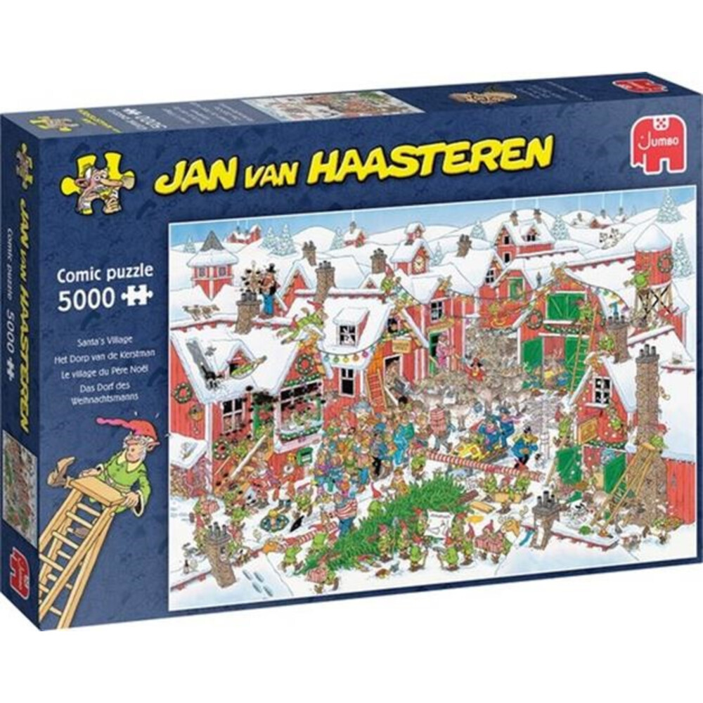moe Ook waarheid Jan Van Haasteren Puzzel Santa'S Village 5000 Stukjes | Plein.nl