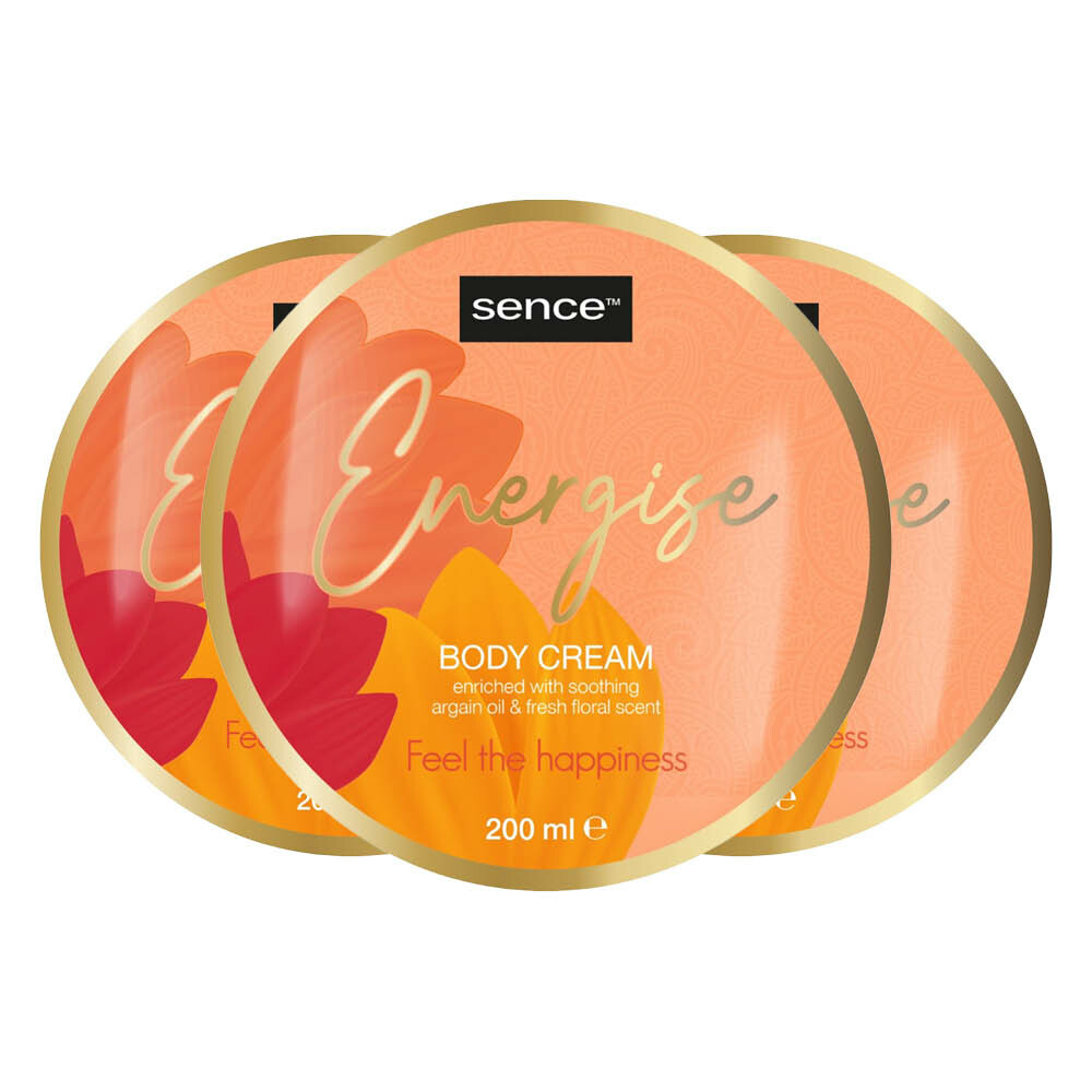 3x Sence Wellness Body Crème Energise 200 ml