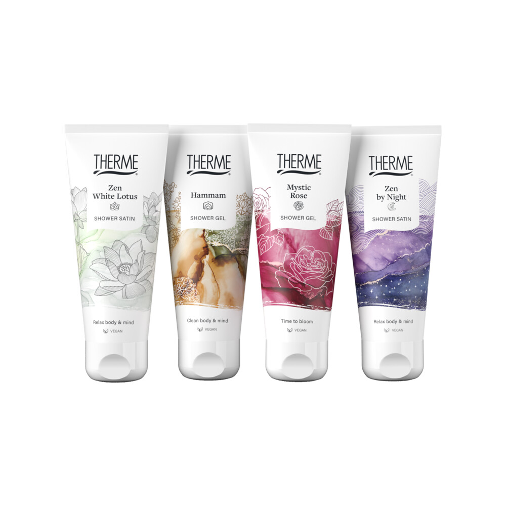 Therme Shower Favorites Giftset Zen White Lotus / Hammam / Mystic Rose