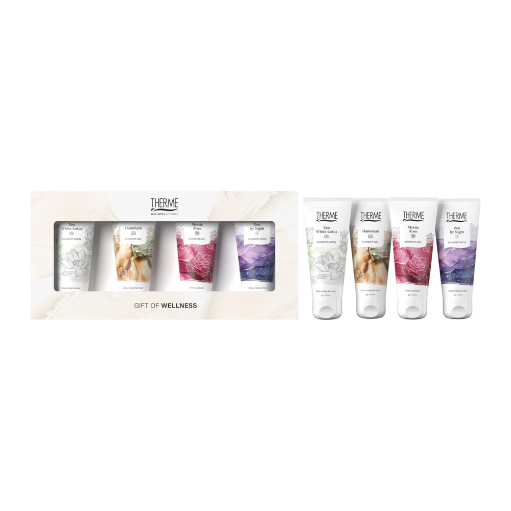 Therme Shower Favorites Giftset Zen White Lotus / Hammam / Mystic Rose