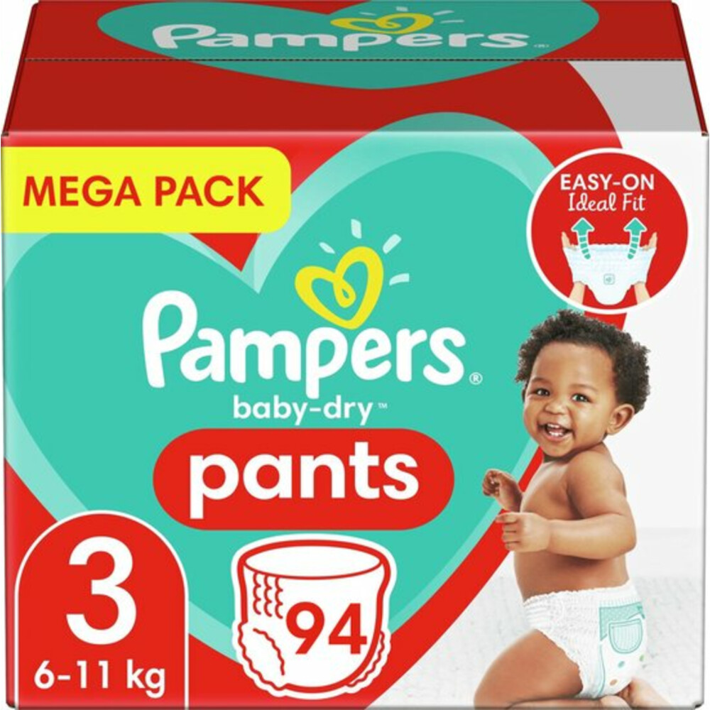 Pampers Baby Dry Pants Maat 3 Mega Pack 94 Luierbroekjes
