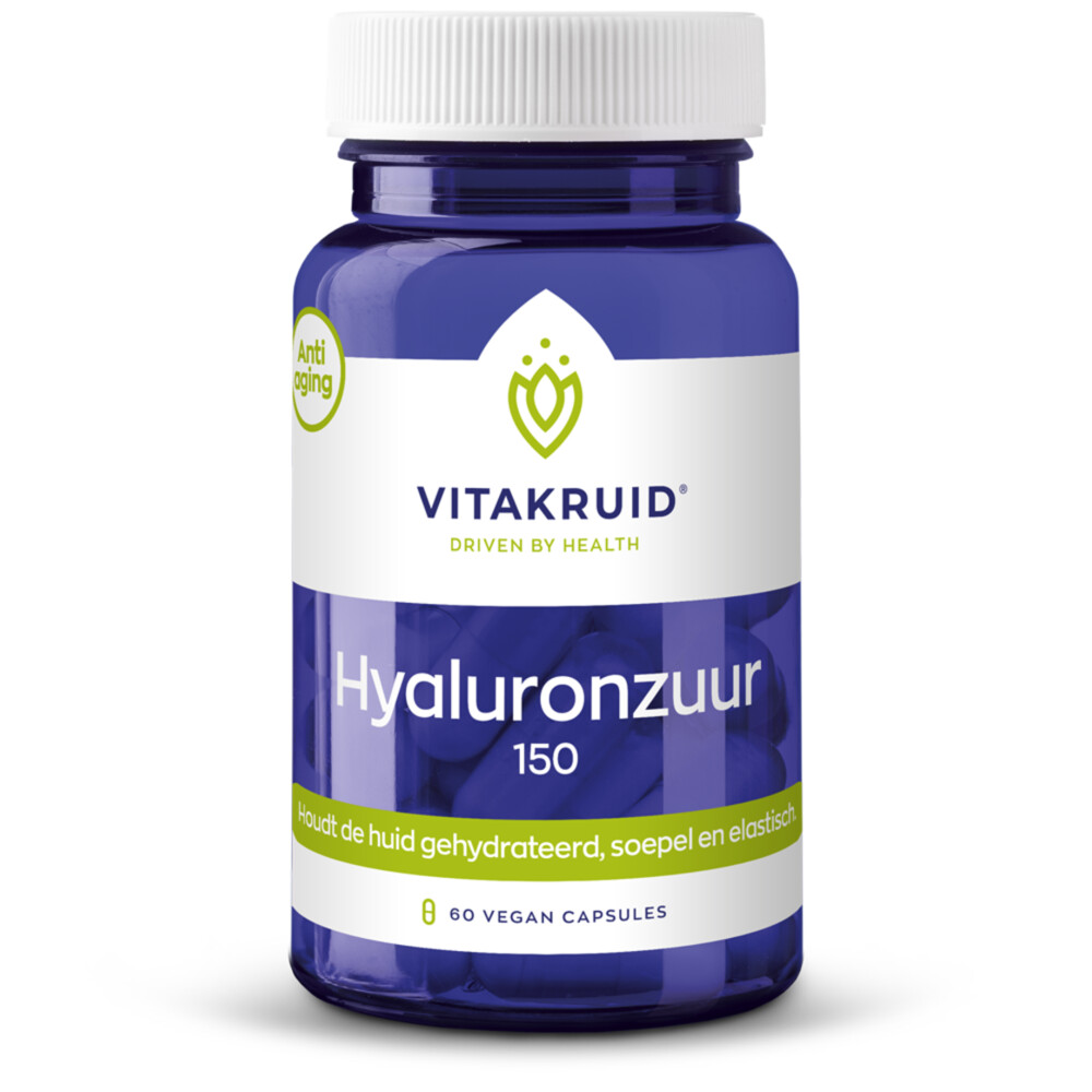 Gratis Verzending: Vitakruid Hyaluronzuur 150 60 vegacapsules