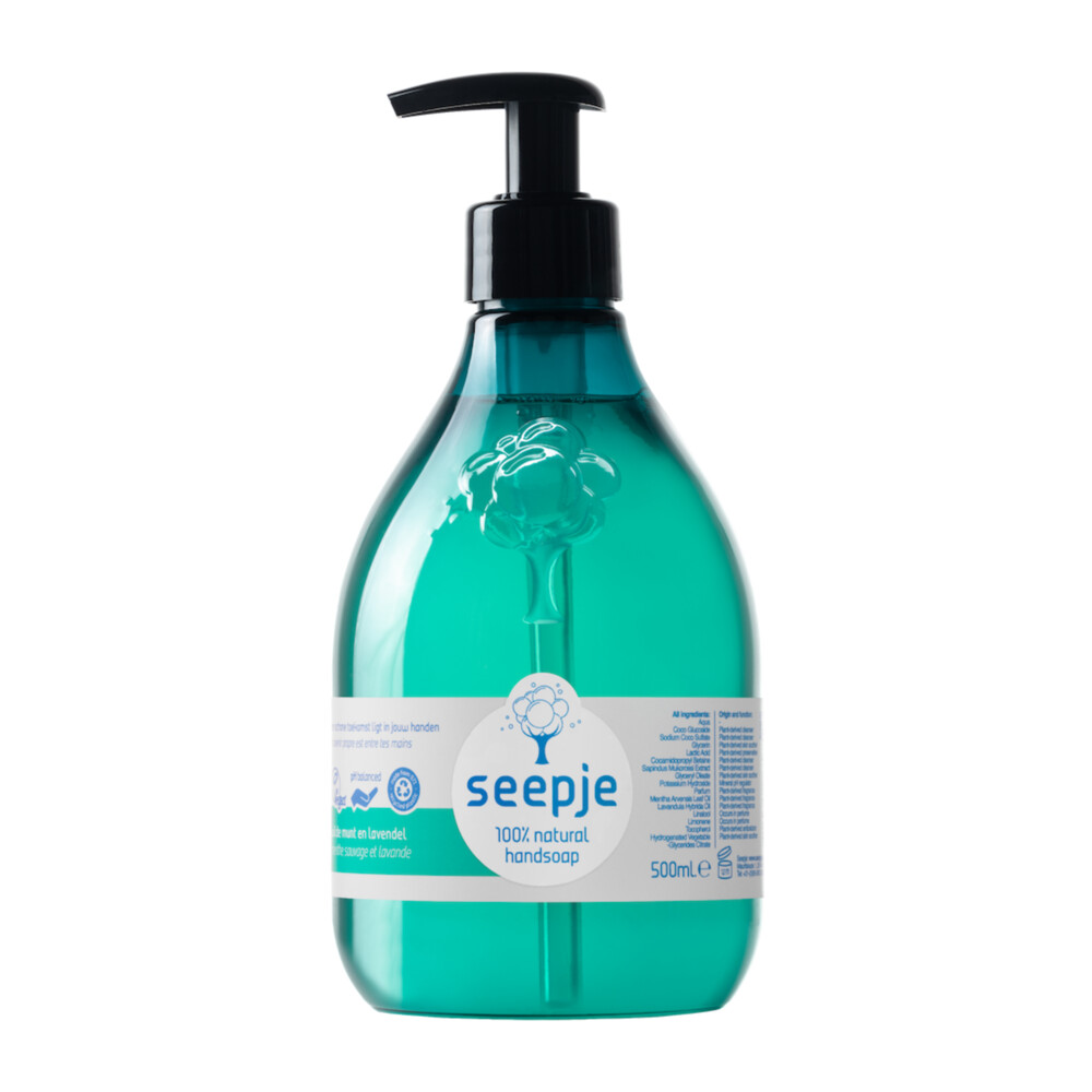 Seepje Handzeep Wilde Munt en Lavendel 500 ml