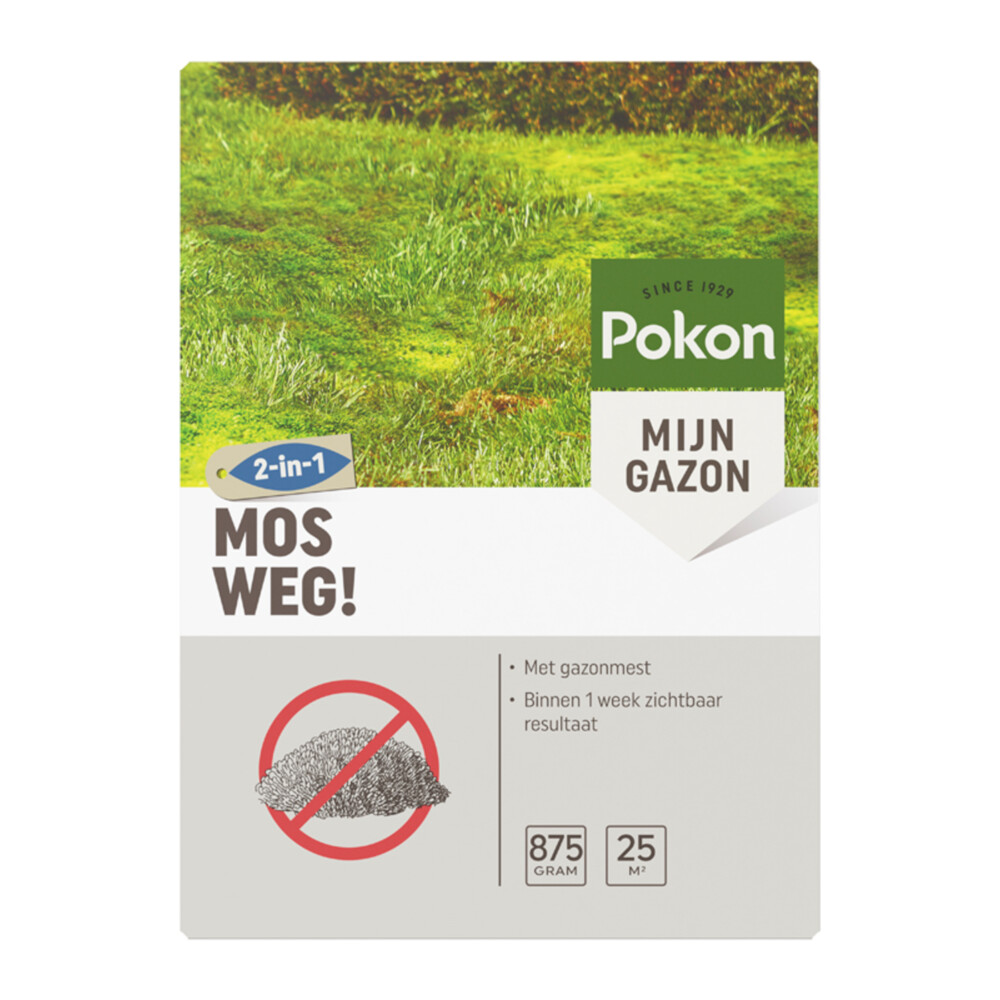 6x Pokon Mos Weg voor 25m2 875 gr