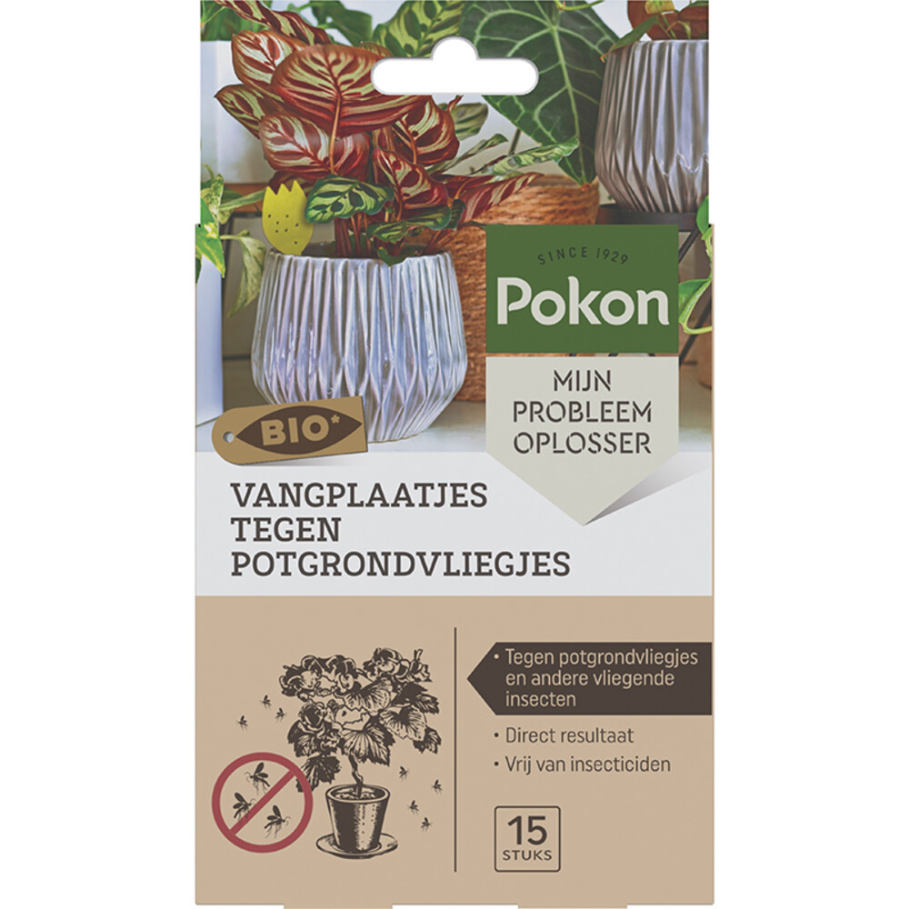 Pokon Vangplaatjes tegen Potgrondvliegjes Biologisch 15 stuks