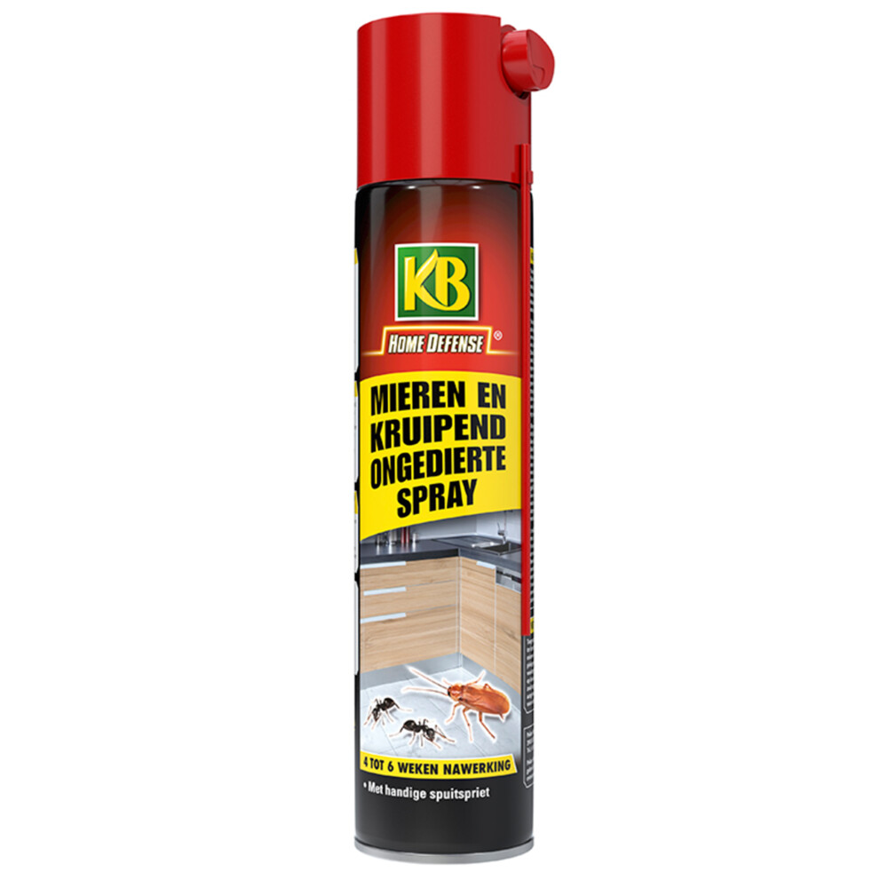 6x KB Home Defense Mieren en Kruipend Ongedierte Spray 400 ml