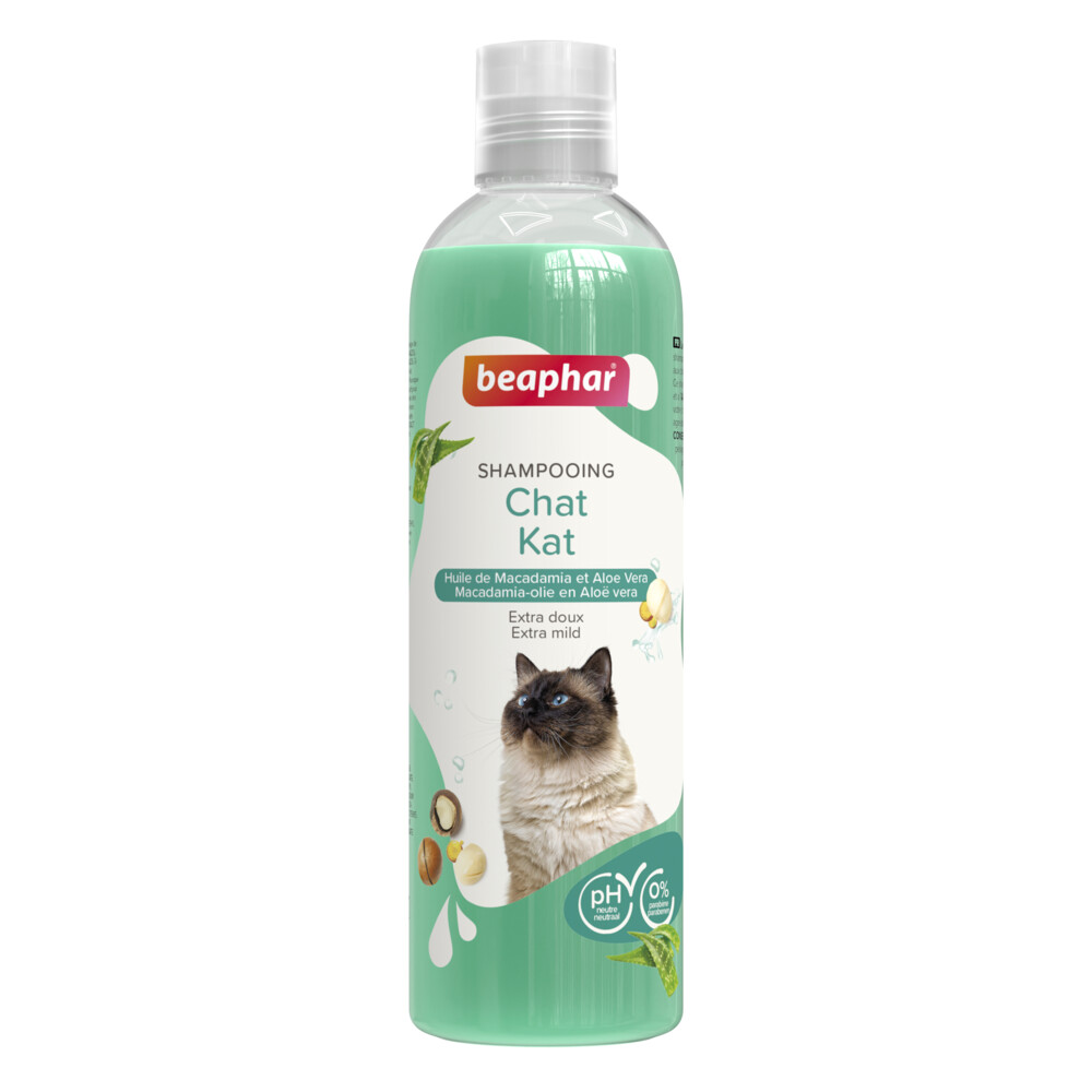 6x Beaphar Shampoo Kat Glanzende vacht 250 ml
