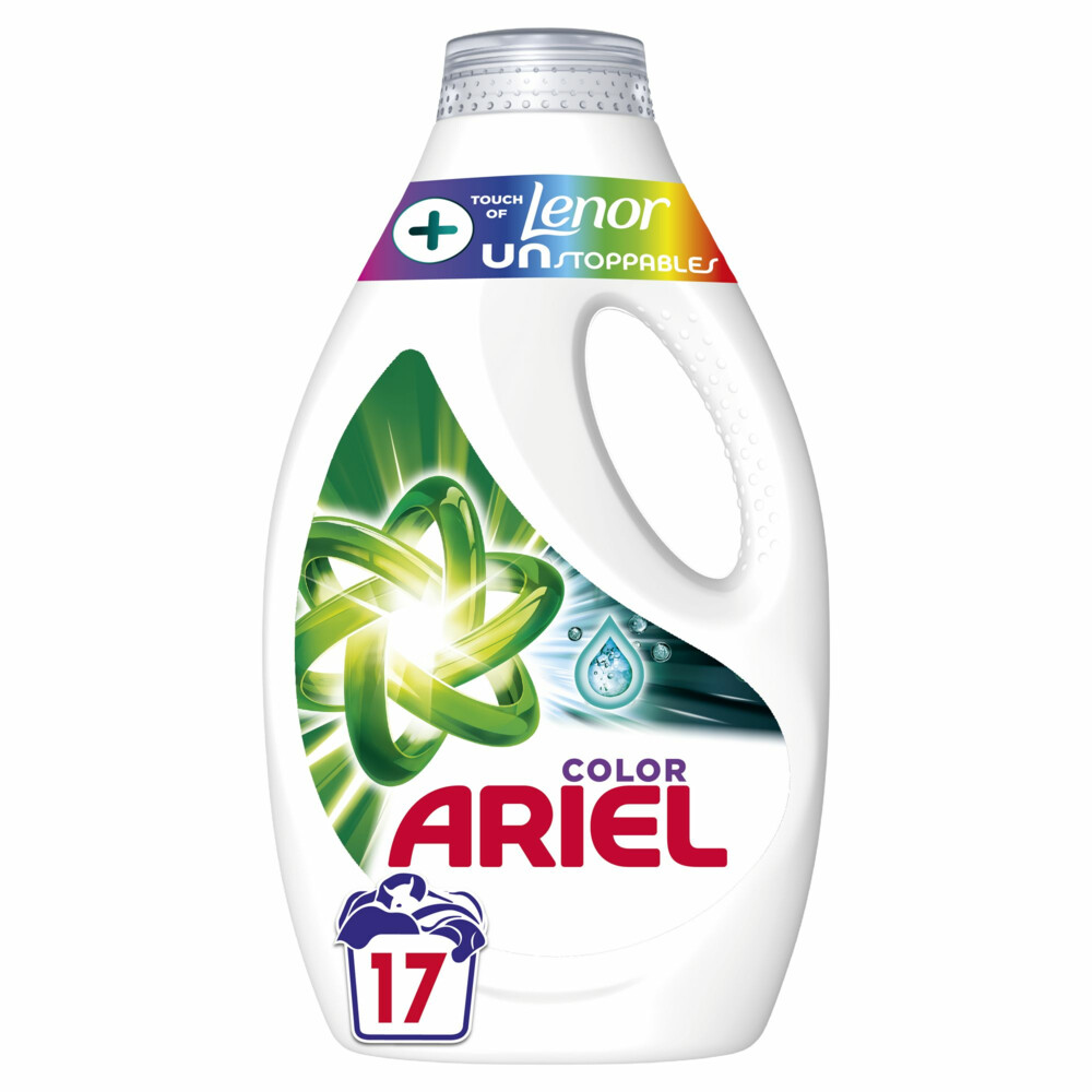 Ariel Vloeibaar Wasmiddel +Touch Van Lenor Unstoppables 765 ml