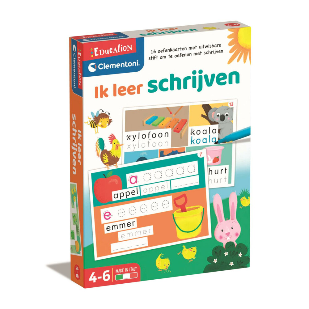 Clementoni Oefenkaarten Ik Leer Schrijven