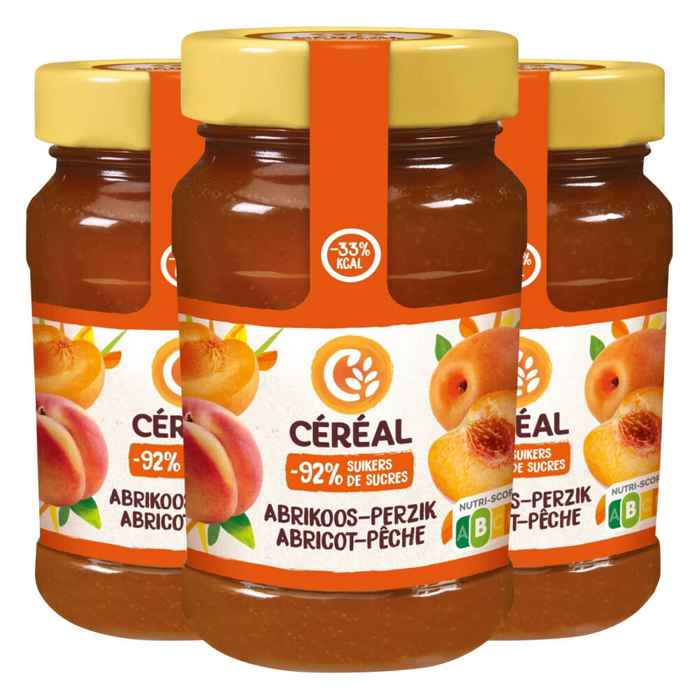 3x Céréal Jam Abrikoos&Perzik 270 Gr thumbnail