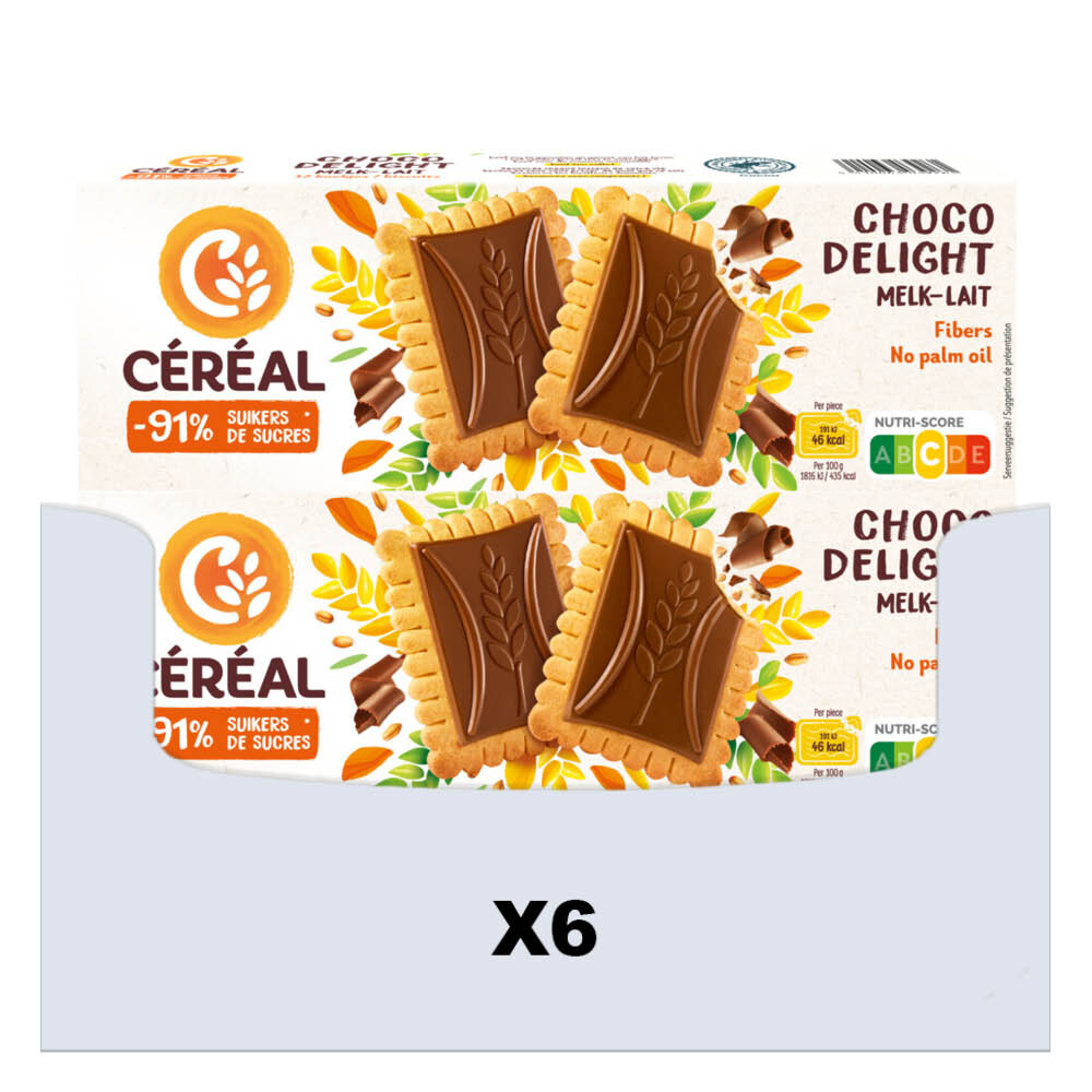 6x Céréal Chocokoek Delight Melk 126 gr