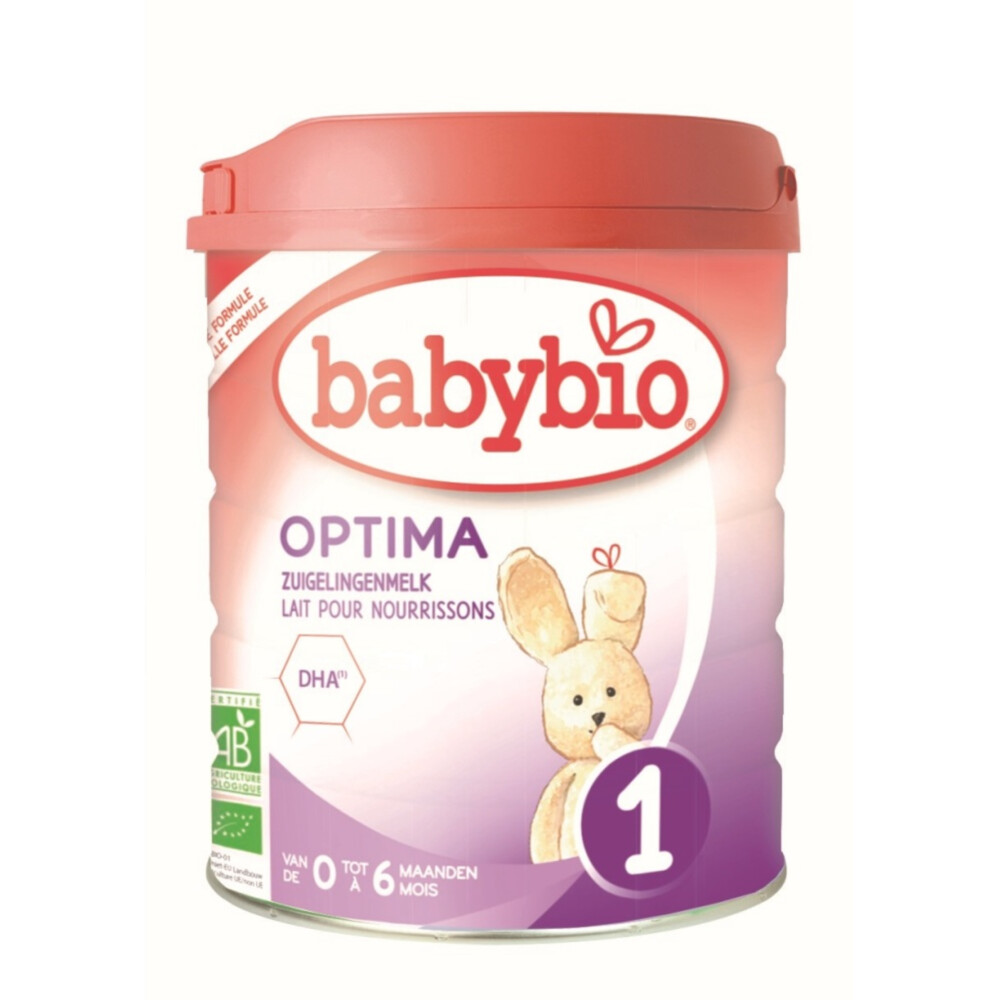 Babybio Optima 1 Zuigelingenmelk Bio 0 6 Maanden 800 Gr Pleinnl