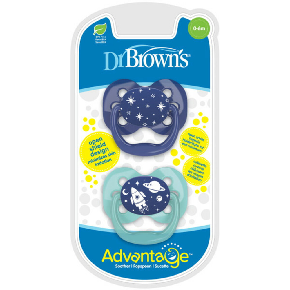 Brown Fopspeen Fase 1 Advantage Blauw