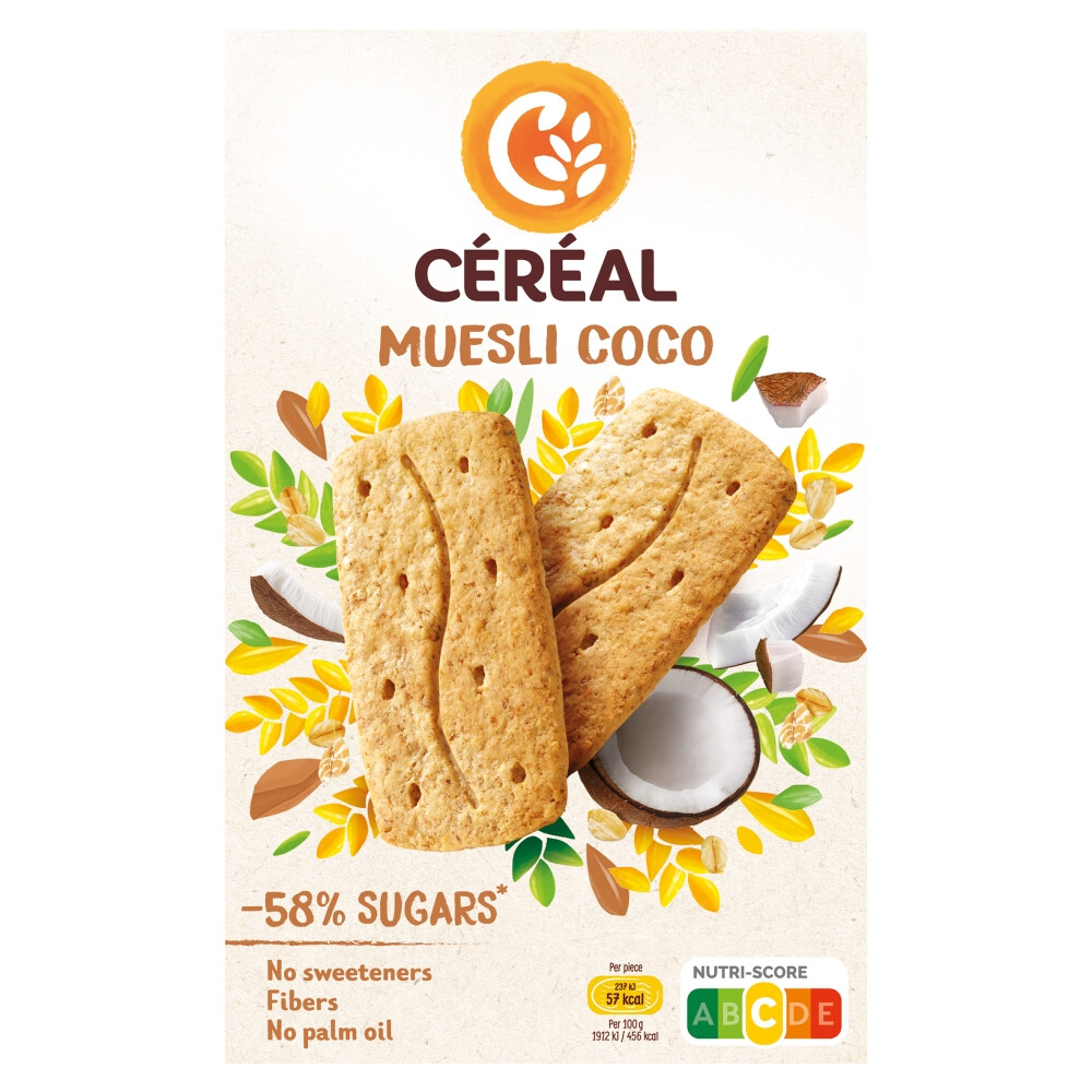 Céréal Muesli en Kokos Koeken 200 gr