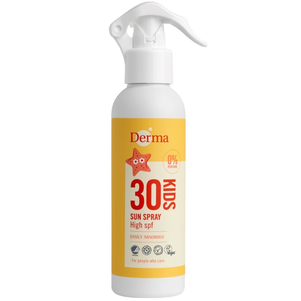2x Derma Sun Derma Kids Zon Spray SPF 30 200 ml