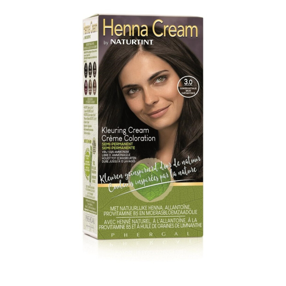 Naturtint Henna Cream 3.0 Donker Kastanje Bruin-châtain Fonce (110ml)