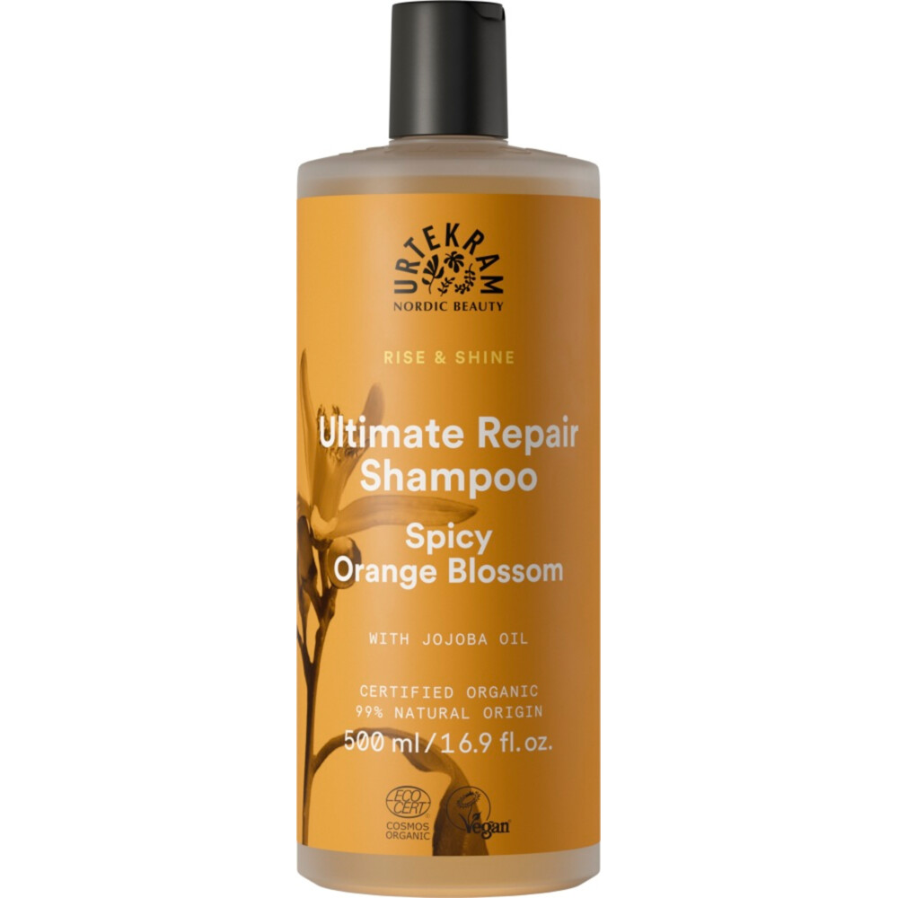 Urtekram Rise And Shine Spicy Orange Shampoo (500ml)