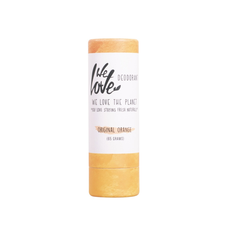 We Love 100% Natural Deodorant Stick Original Orange (65g)