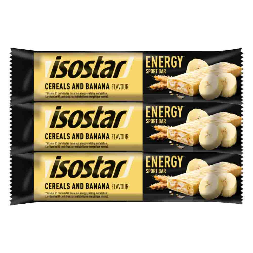 Isostar 3x High Energy Sportreep Banaan 40 gr - 3 stuks