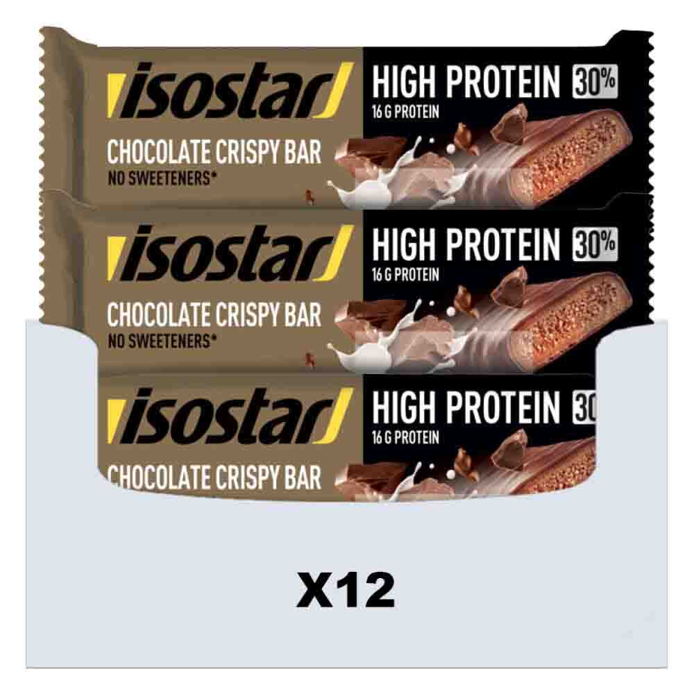 12x Isostar High Protein Sportreep Chocolate 55 gr