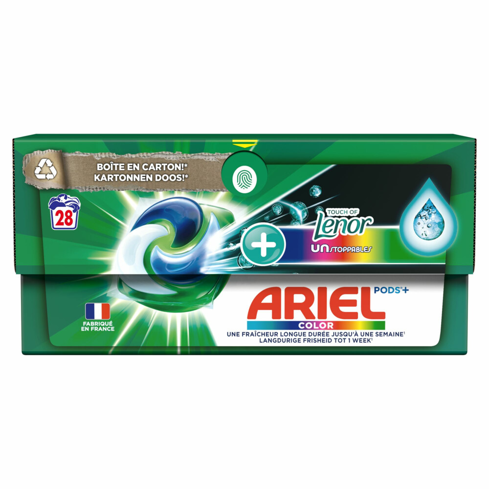Ariel Allin1 Pods Wasmiddelcapsules Color Lenor Unstoppables 28 stuks