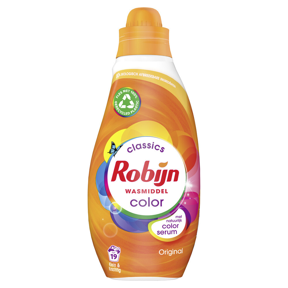 Robijn Klein&Krachtig Wasmiddel Color 665 ml