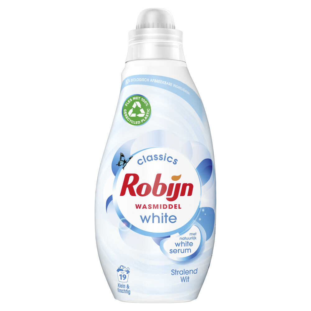 Robijn Klein&Krachtig Wasmiddel Stralend Wit 665 ml