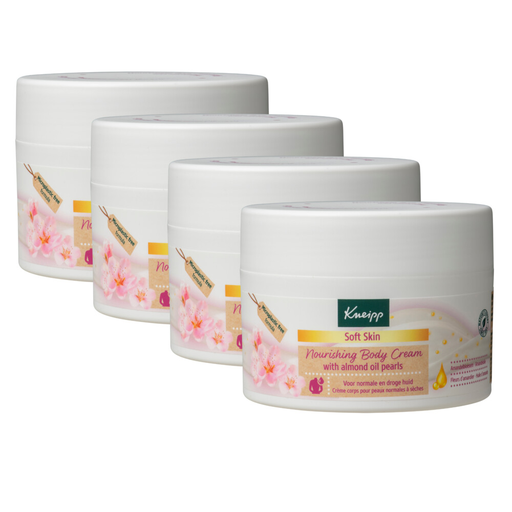 4x Kneipp Nourishing Body Creme Soft Skin 200 ml