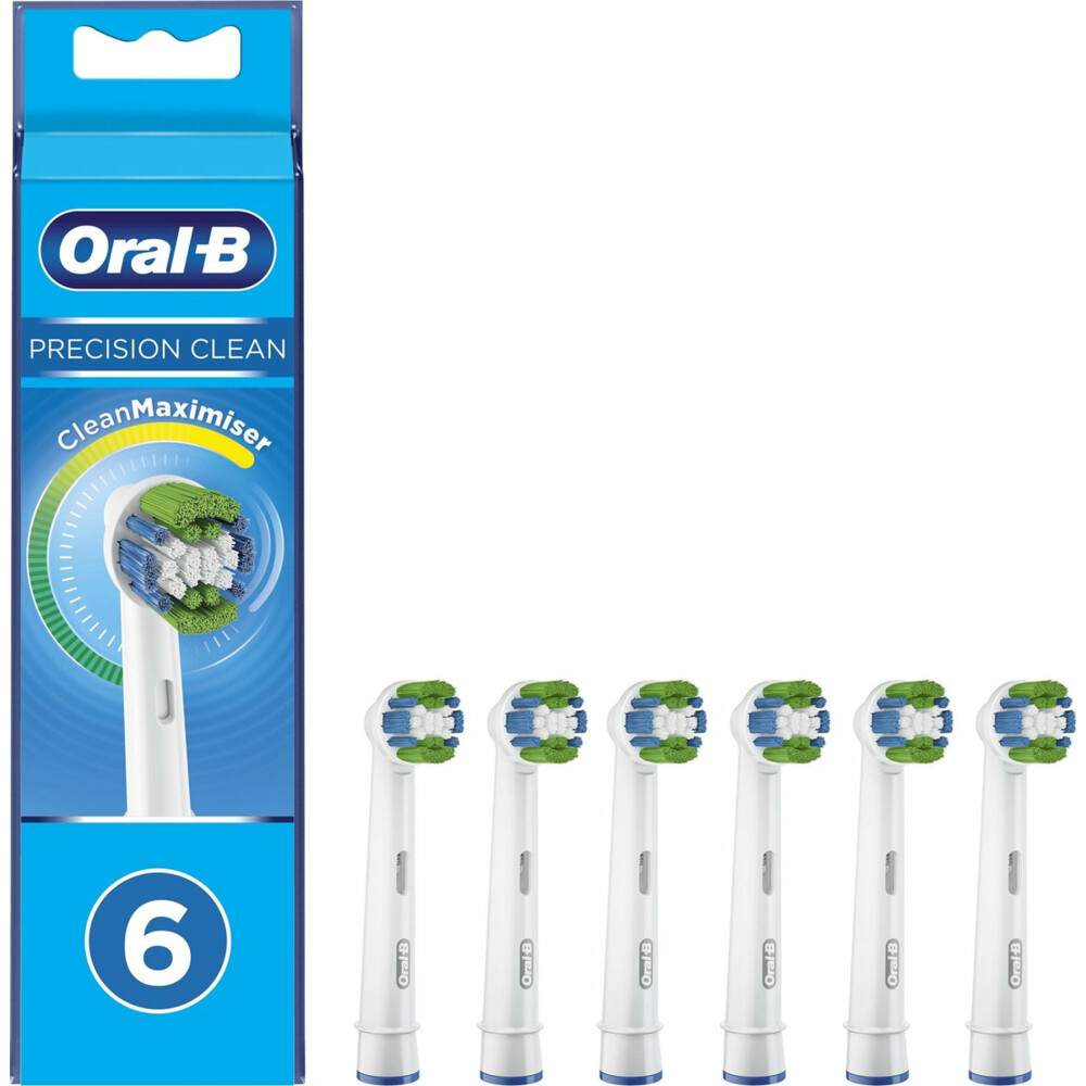 12x Oral-B Opzetborstels Precision Clean 6 stuks met grote korting