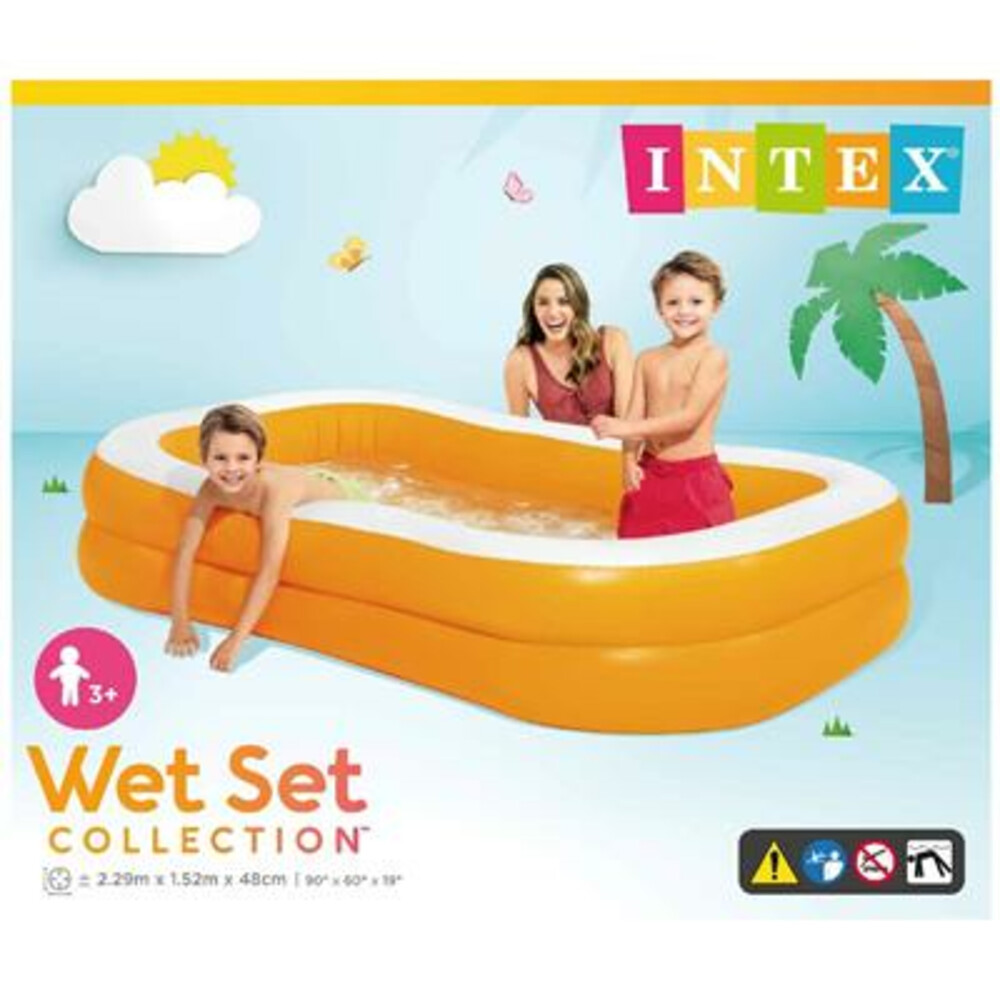 Intex Mandarin Zwembad 229x147x46 cm | Plein.nl