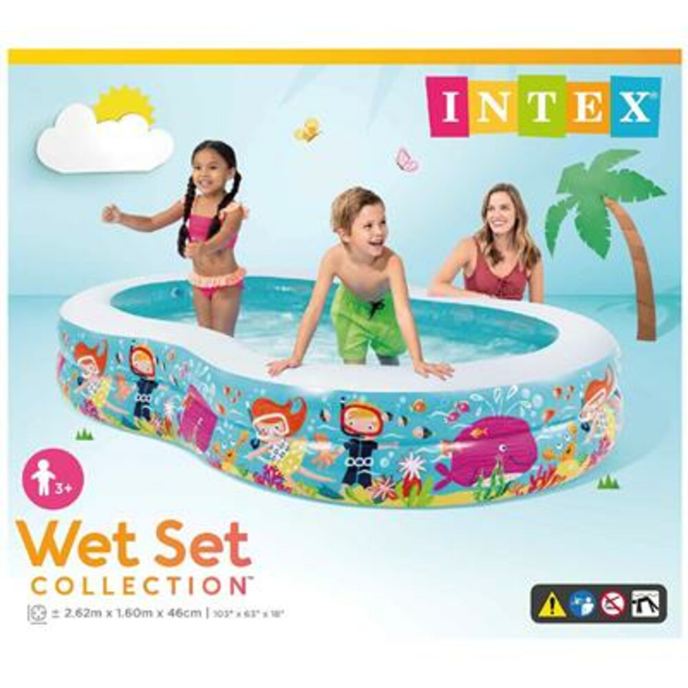 Intex Paradise Zwembad 262x160x46 cm | Plein.nl