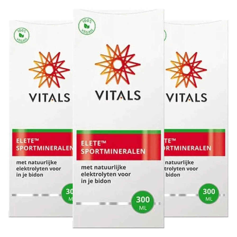 3x Vitals Elete Sportmineralen 300 ml