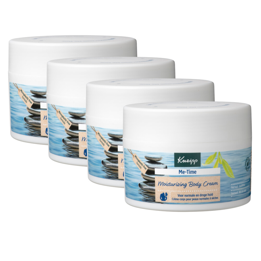 4x Kneipp Moistorizing Bodycrème Me Time 200 ml