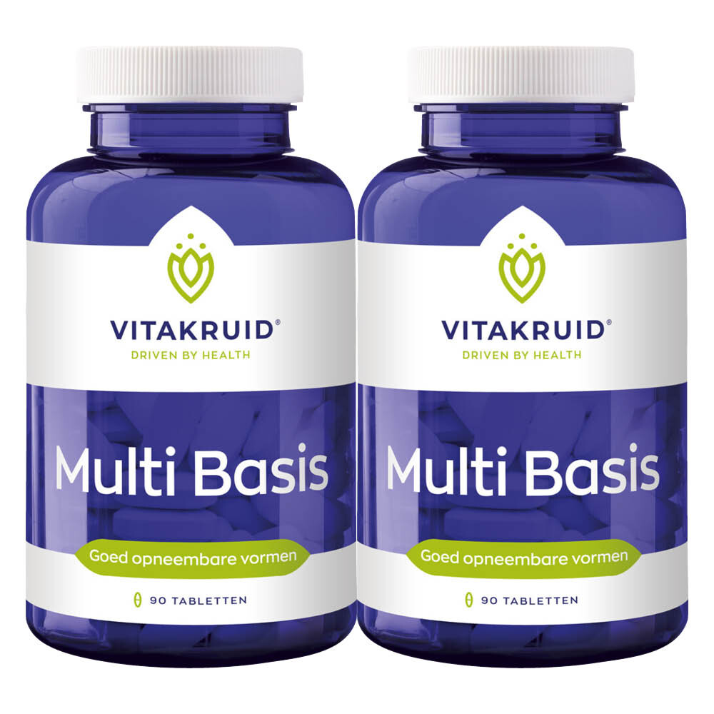 Vitakruid 2x Multi Basis 90 tabletten - 180 stuks