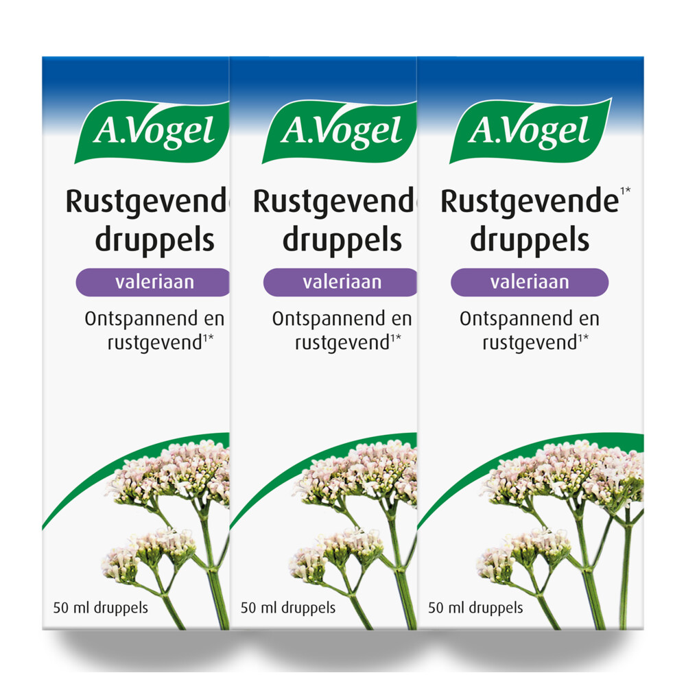 3x A.Vogel Rustgevende Valeriaan Druppels 50 ml