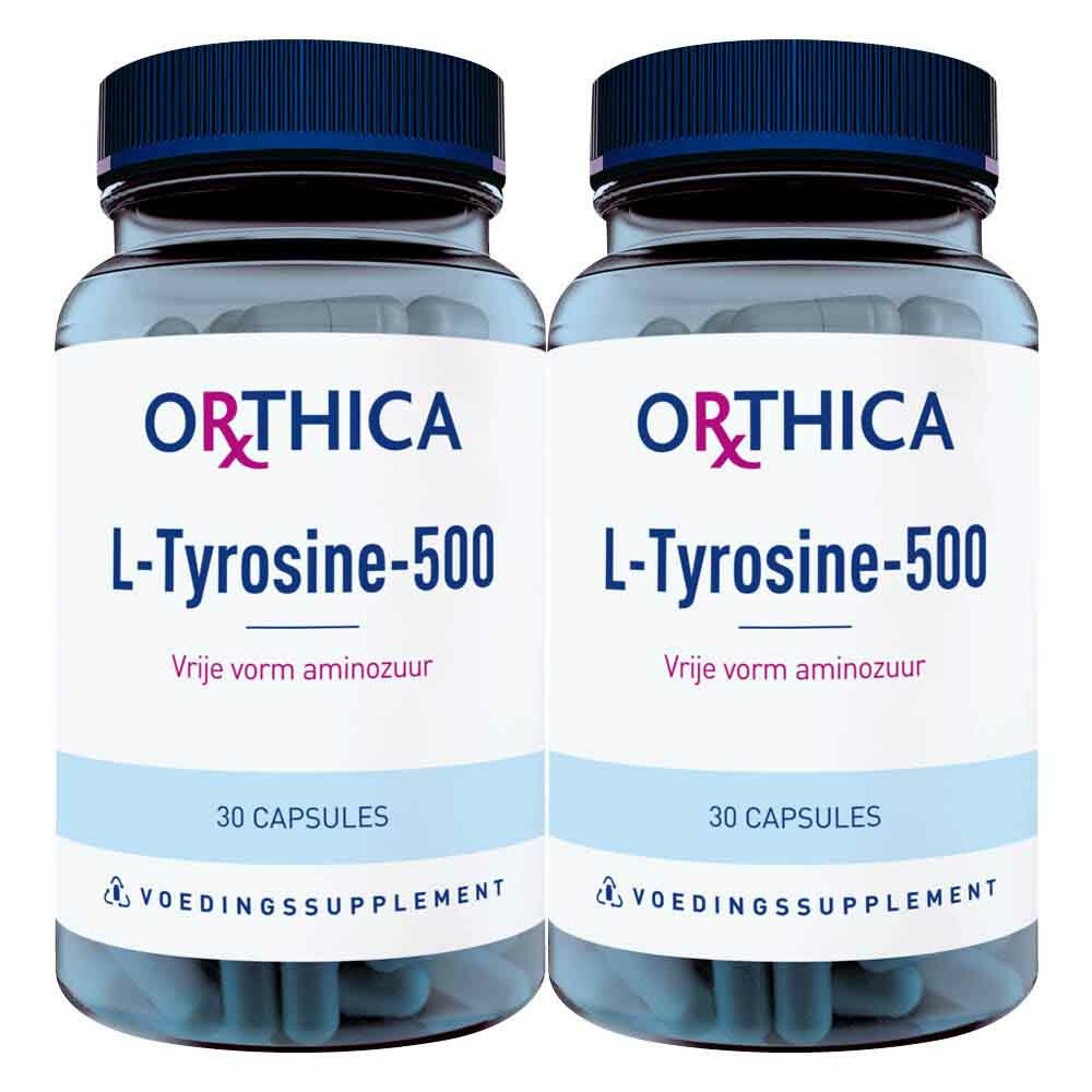 Gratis Verzending: 2x Orthica L-Tyrosine-500 30 capsules