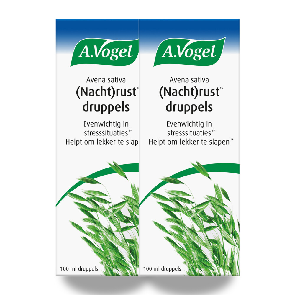 2x A.Vogel Avena Sativa (Nacht)rust druppels 100 ml