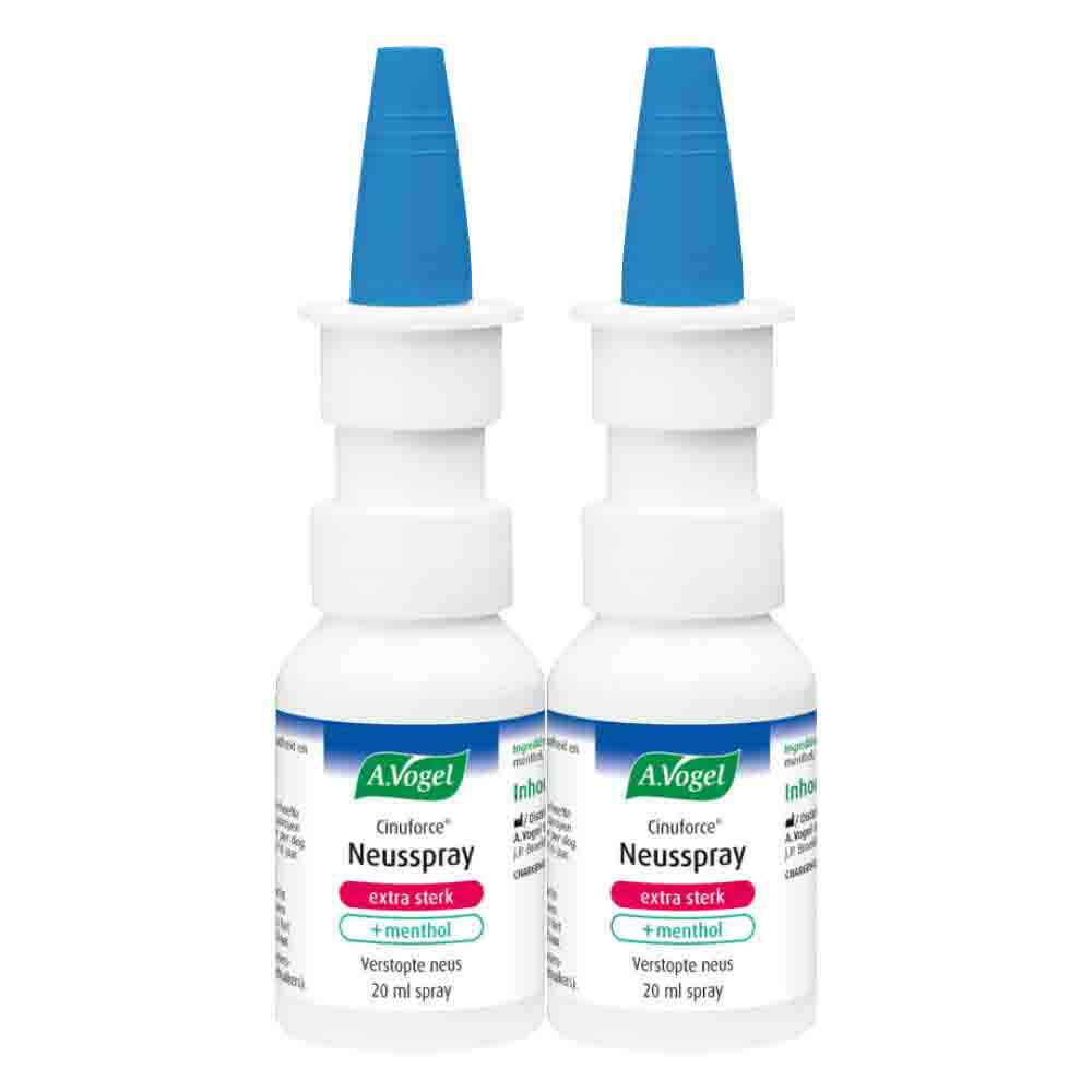 2x A.Vogel Cinuforce Neusspray Extra Sterk 20 ml