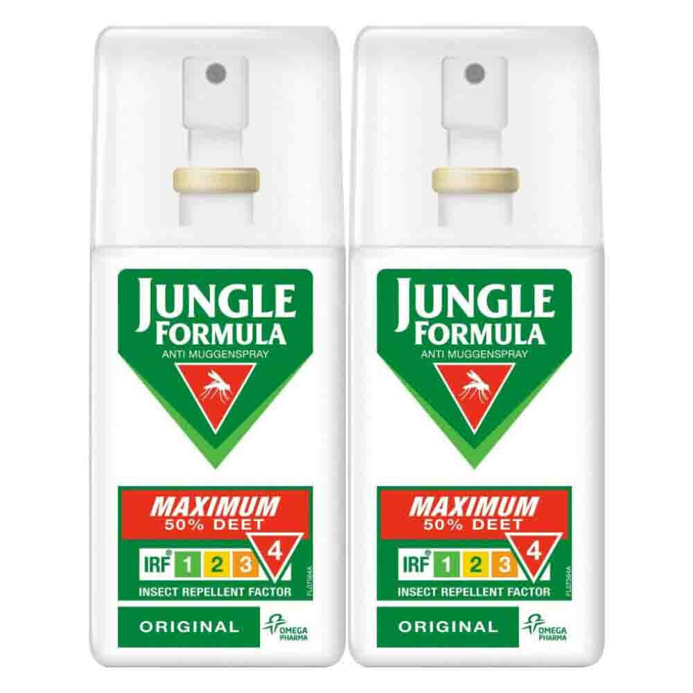 2x Jungle Formula Spray Maximum 50% Deet 75 ml