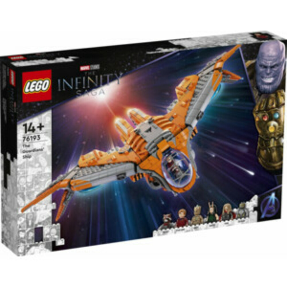 LEGO Marvel The Guardians' Ship 76193 Building Toy - Large Avengers  Spaceship Model with Thor & Star-Lord Minifigures, Superhero Movie Inspired  Set