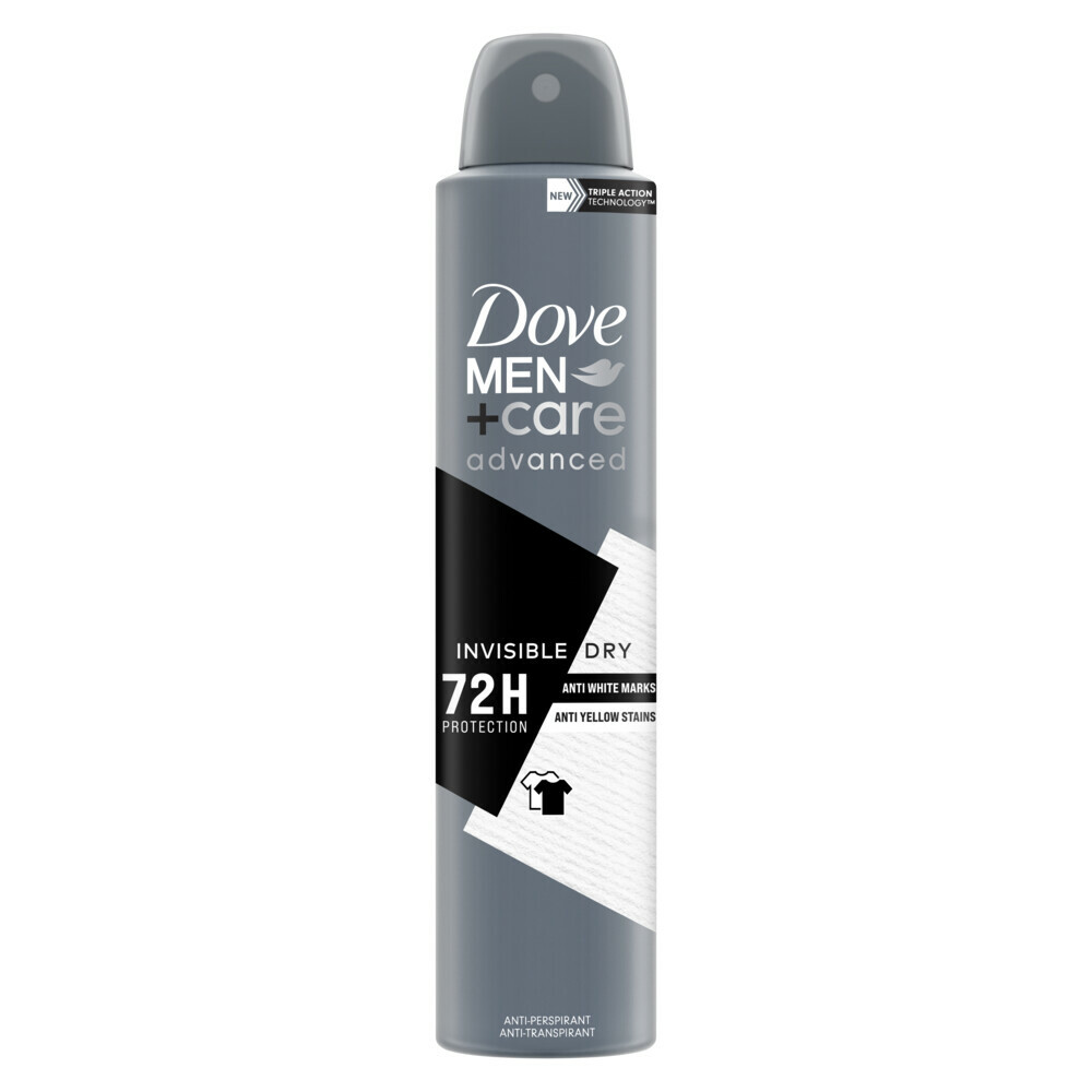 Dove Deodorant Men+ Care Invisible Dry 200 ml